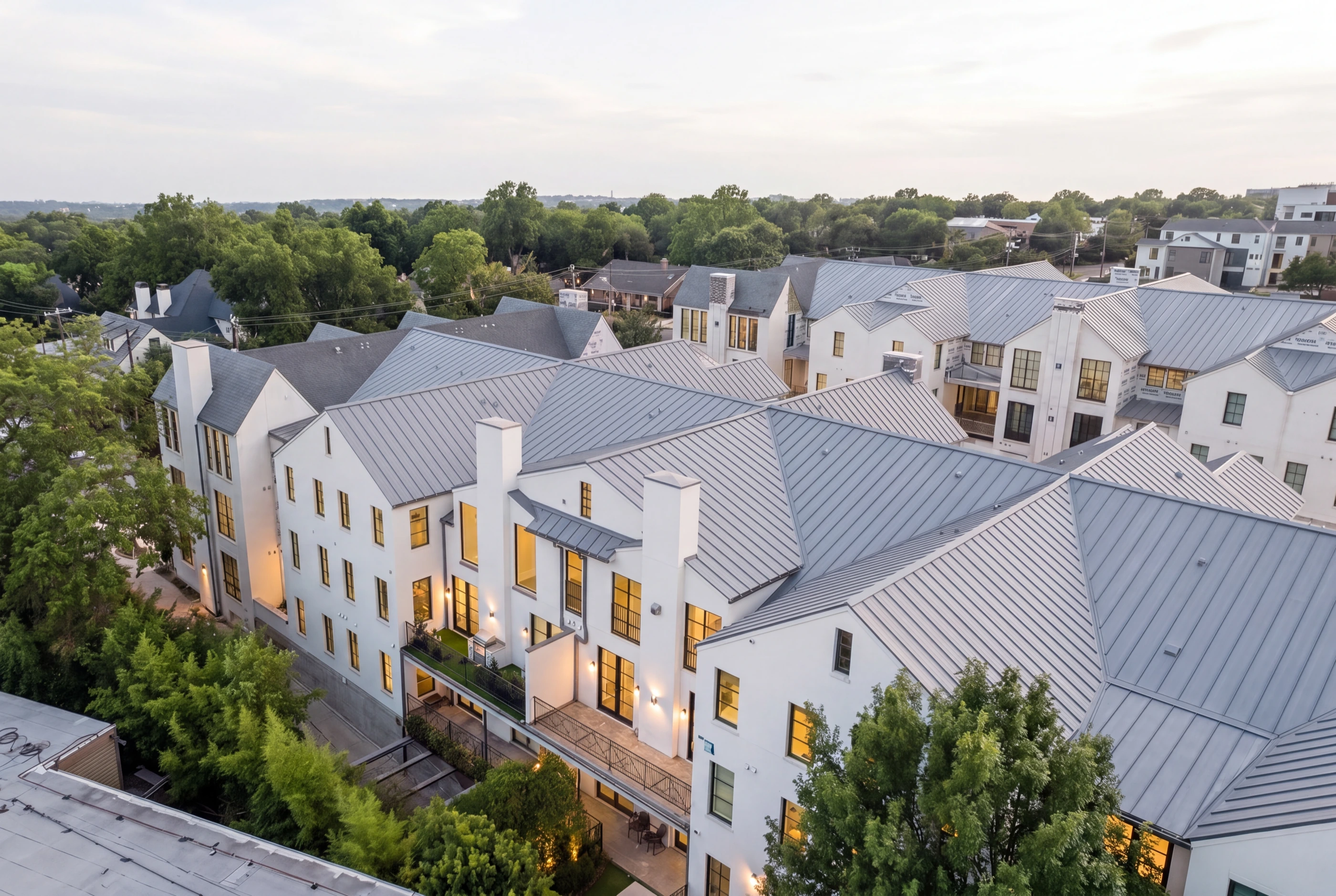 Aerial view of Mondara and Highland Park