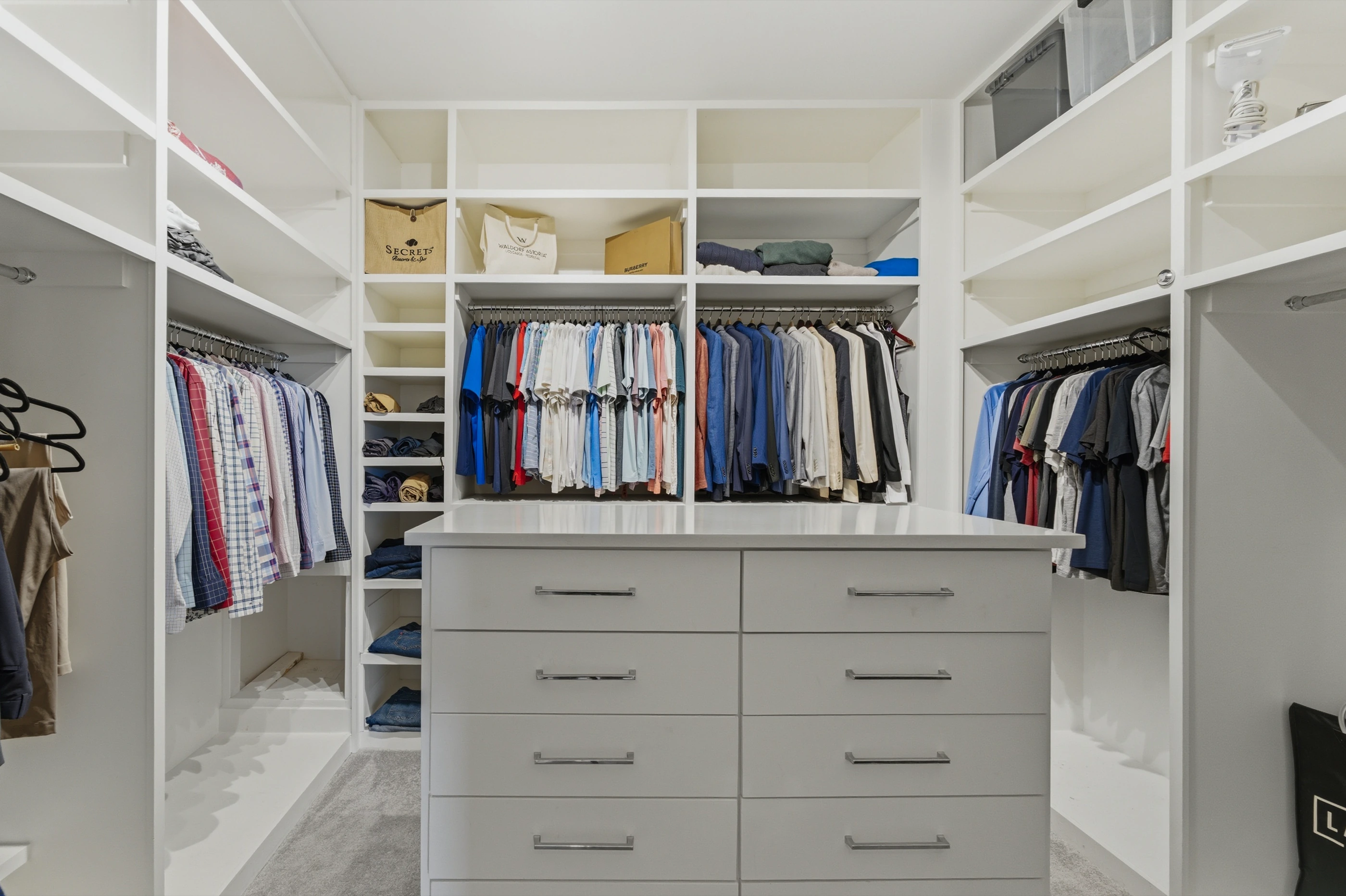 Primary walk-in closet